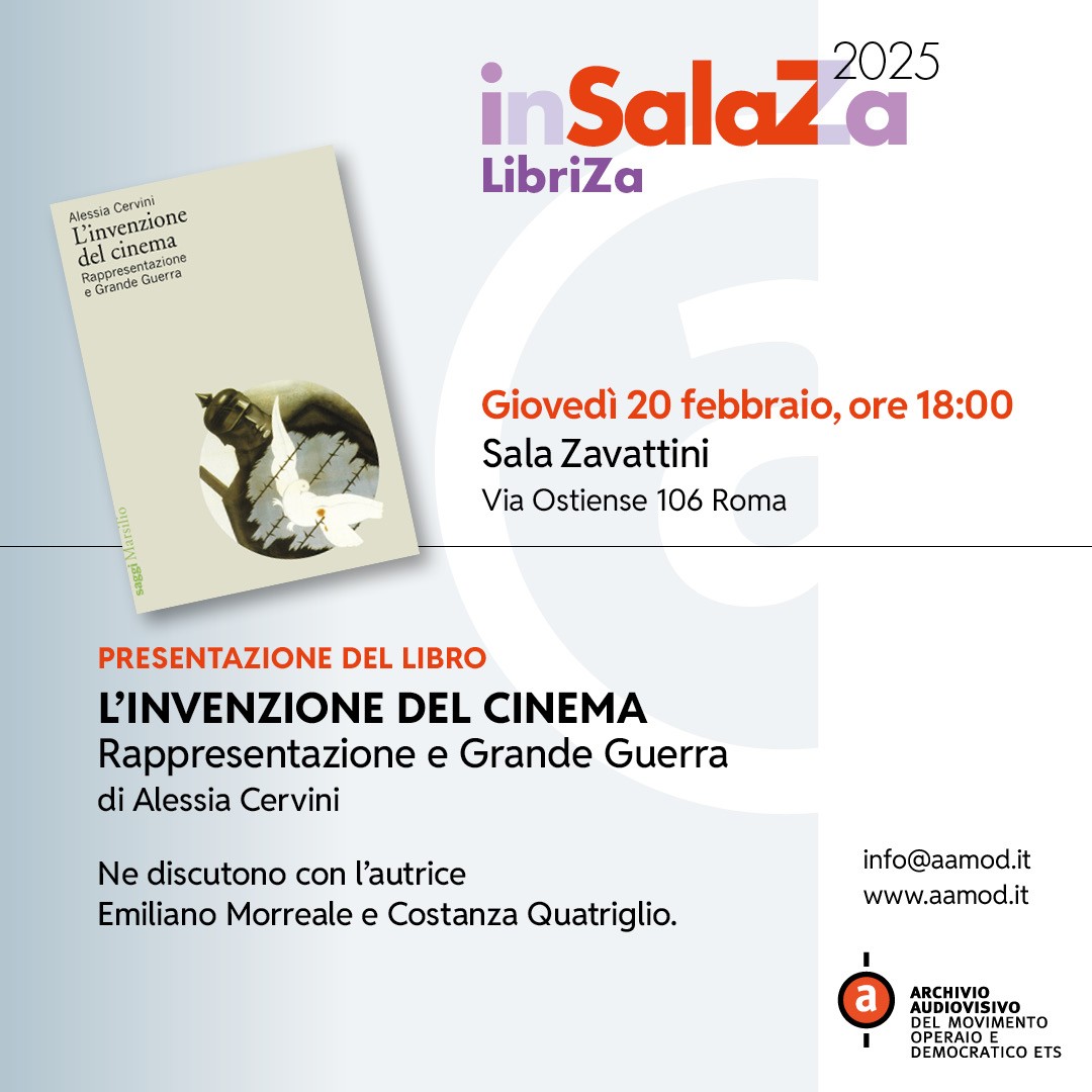 Presentazione del libro: "L'invenzione del cinema" 